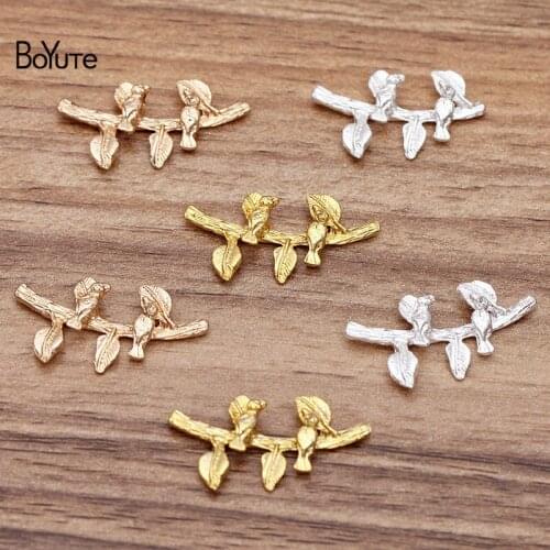 BoYuTe (100 Pieces/Lot) 16*29MM Metal Alloy Branch Tree DIY Jewelry Accessories Hair Accessories Hand Made Materials