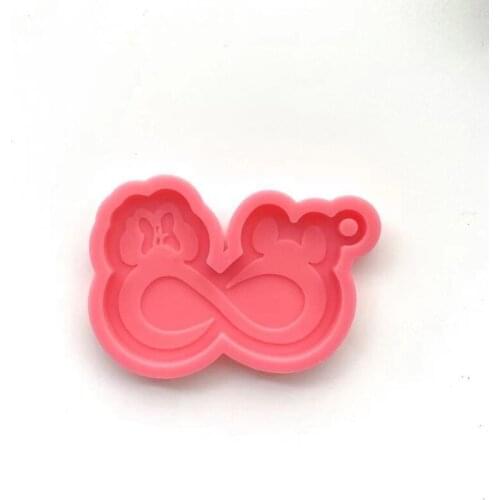 Keychain Epoxy Resin Mold Earrings Pendant Casting Silicone Mould DIY Crafts Jewelry Casting Tools
