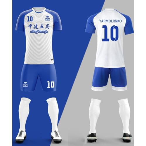2019 DIY Kids Soccer jerseys Set Men Football Jersey Training Suit Blank Boys Soccer Jersey Set Adult Soccer Sets Uniforms Print
