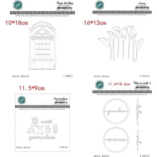 CH 2021 New Arrival Windows Stencil Metal Cutting Dies For Scrapbooking Practice Hands-on DIY Album Card Craft Decor