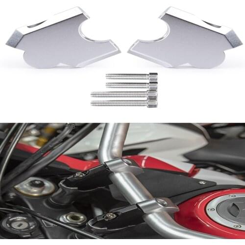 CRF 1000 L Handlebar Riser Up Backs Moves Higher Extend Clamp Mount Bracket Kit For Honda CRF1000L Africa Twin ABS DCT 2016-2017