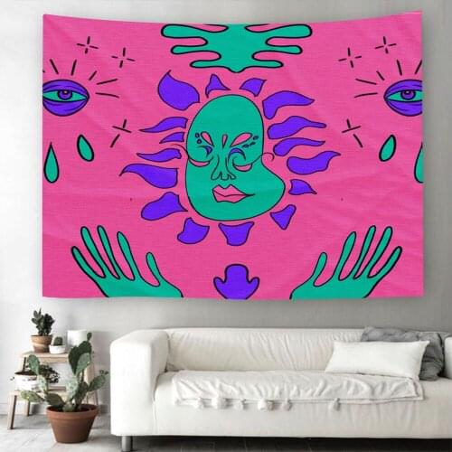 Colorful Artistic Tapestry Abstract Series Wall Hanging 3D Print Home Tapestry For Bedroom Wall Carpets Tapisserie Murale Tissus