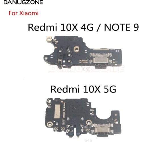 USB Charging Dock Port Socket Jack Plug Connector Charge Board Flex Cable For Xiaomi Redmi 10X 4G 5G NOTE 9