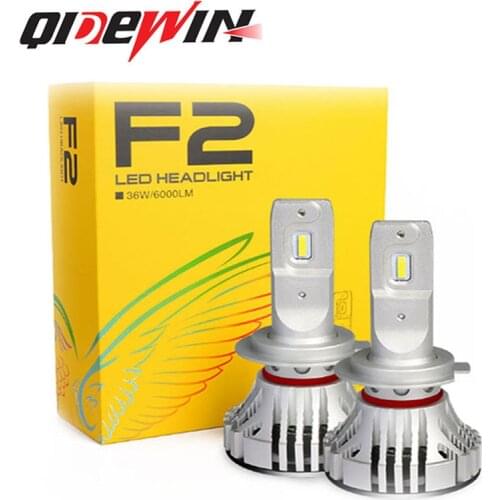 F2 automobile LED headlamp dual color LED automobile headlamp H11