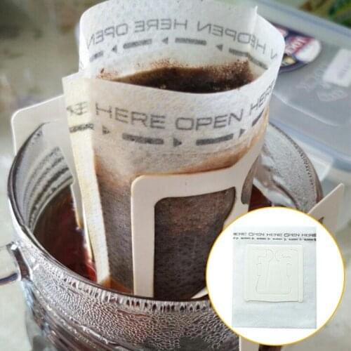 Drip Coffee Filter Bag Portable Hanging Ear Style Coffee Filters Paper Home Office Travel Brew Coffee Accessories