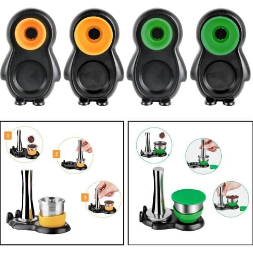 Refillable Coffee Filter Machine Cafe Capsules Stainless Steel Reusable Coffee Baskets for Coffee Capules Machines Capsule