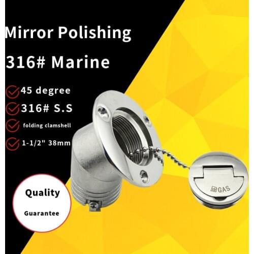 Deck hardware marine deck filler hardware boat parts 316 stainless steel