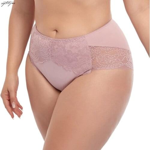 Softrhym Plus Size Lace Underwear Womens Panties Black White Beige Purple Coffee Pink Ultra Thin Xl 2Xl 3Xl 4Xl 5Xl 6Xl Briefs