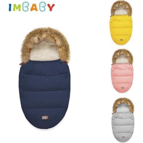 IMBABY Baby Sleeping Bag Baby Stroller Accessories Sleeping Sack Windproof 0-36Months Newborn Stroller Kids Stroller Footmuff