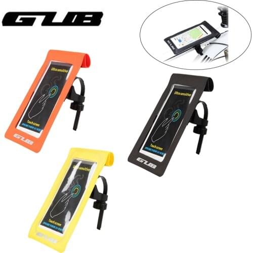 GUB 919 Bicycle Phone Bag Case Waterproof Touch Screen Cycling MTB Mountain Bike Frame Front Tube For 6 inch Phone Bag