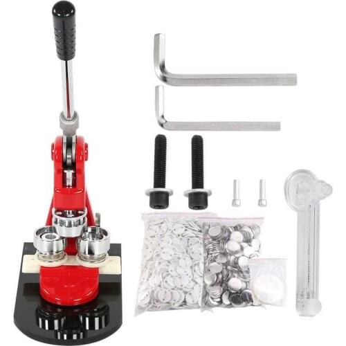 32mm Badge Maker Machine Making Pin Button Press Cutter 1000 Circle Button Sale Badge Machine Badge Button Making Kit