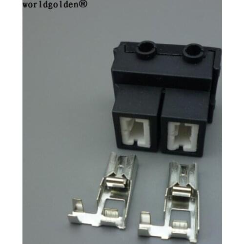 Worldgolden 2 Pin H7 ceramic high temperature ceramics corner H7 bulb socket plug connector H7-2B bend
