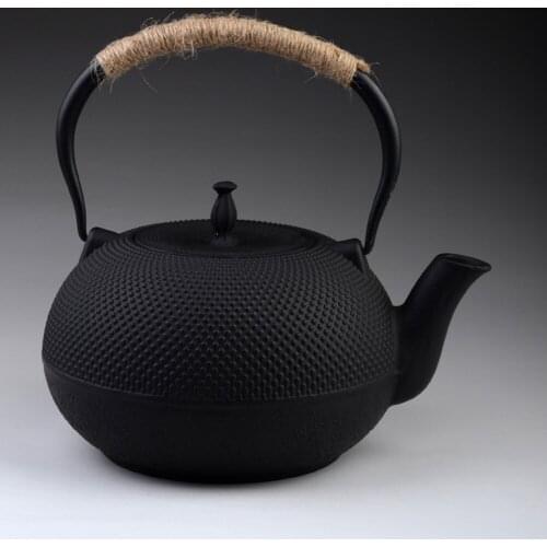 Japanese Cast Iron Teapot Set Tea Pot Tetsubin Kettle Drinkware 1800ml Stainless Steel Strainer Boil Water Kung Fu Infusers