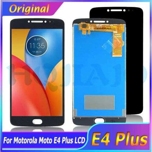 Test Super AMOLED LCD For Moto E4 Plus XT1770 XT1773 XT1771 XT1772 LCD Display Touch Screen Digitizer Assembly With Frame