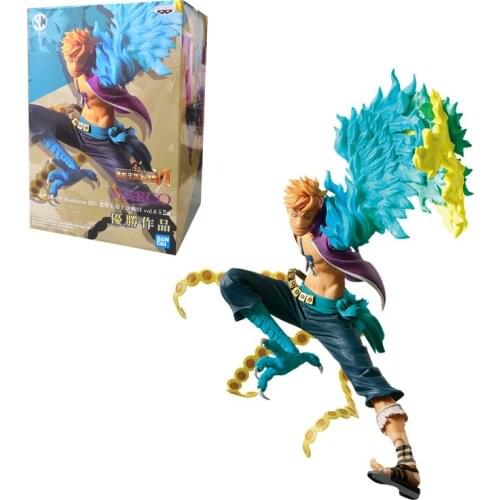 11Cm Bandai One Piece Marco Garage Kit Pvc Assembly Model Western Animiation Action Figure Kids Toys