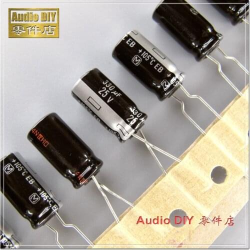 20PCS/100PCS EB Series 330uF 25V 25V330UF Electrolytic Capacitor