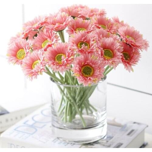 50pcs/Lot Artificial Flowers For Home Autumn Decoration Fake Dried Flowers Stamens High Quality In Batch Artificial Plant ZJH035