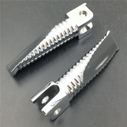 Aftermarket free shipping motorcycle parts front Foot pegs for Honda CBR 600 F4 F4i VFR VTR 1000 RC51 CB 900 Hornet Chromed