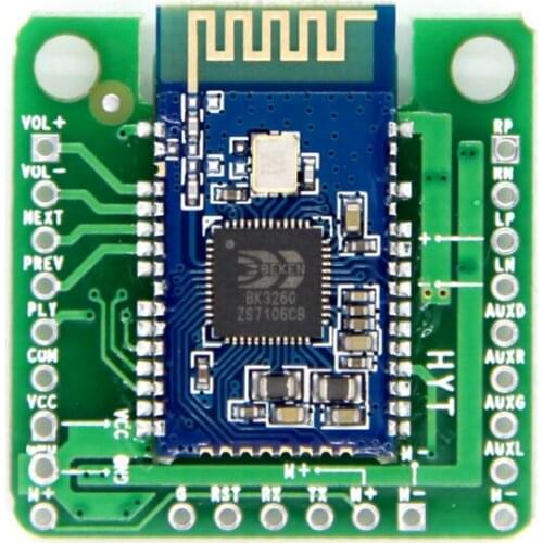 BK3260 Bluetooth V4.2 power amplifier board BK3260 dual 5W serial AT command renamed SPP digital transmission BLE data