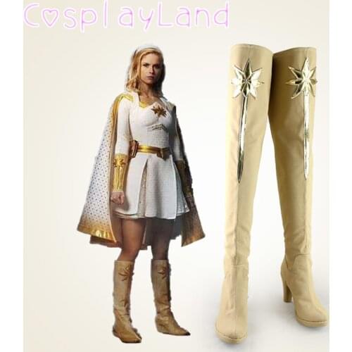 The Boys Costume Starlight Annie Cosplay Boots Shoes Cosplay Accessories Halloween Party Shoes for Women High Heel Shoes