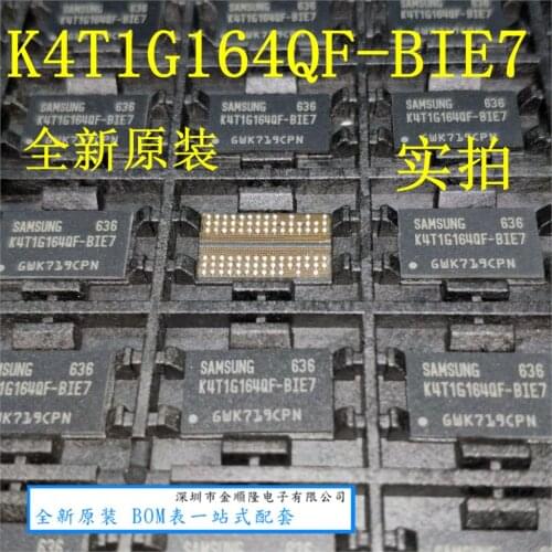 5pieces K4T1G164QF-BIE7 DDR2 BGA FLASH 1Gb 128MB