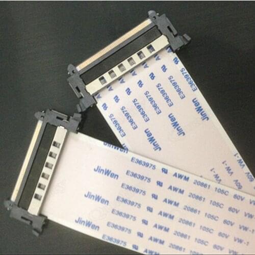 LVDS Line FFC LCD Cable 51 - Core Co-directional ( 60cm Long ) Gold-plated Shielded Wire connector