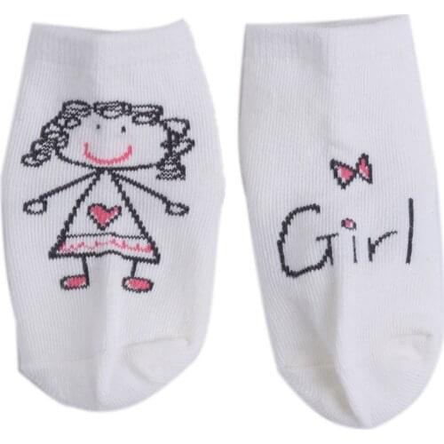 Cute Cartoon Baby Girl Socks Newborn Cotton Boys Girls Toddler Anti-slip Socks for 0-36months Toddlers Ankle Sock