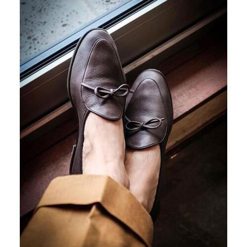 Men summer Loafers British Casual Shoes a Pedal Loafers Wild Formal Dress Men Loafers