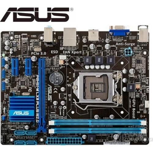 For ASUS P8H61-M LX3 PLUS R2.0 original motherboard for intel DDR3 LGA 1155 Support I3 I5 I7 16GB H61 used Desktop motherborad