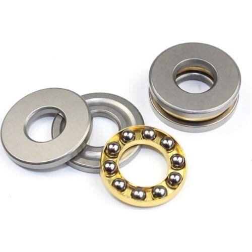 100pcs 7x13x4.5 mm Axial Ball Thrust Bearings F7-13M miniature Plane thrust ball bearing 7*13*4.5