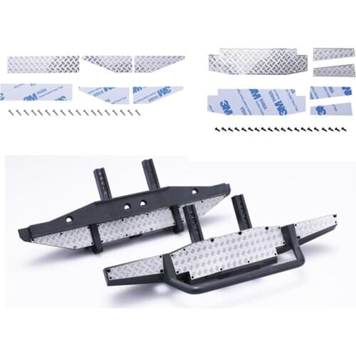 Front / Rear Bumper Guard Anti Skid Plate Rc Car Parts for DJ Traxxas TRX4 TRX-4 Land Rover Defender Accessories