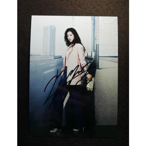 Hand signed Park Shin Hye Shin-Hye autographed photo 5*7 inches K-POP 112018B