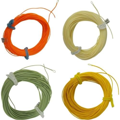 Fly Fishing Line Dynamic 85FT Tapered Floating Lines With Line ID Exposed Loop Ultra Low Stretch