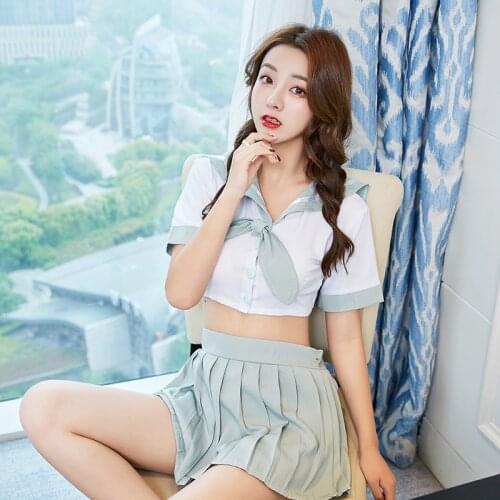 JIMIKO sexy student miniskirt school uniform woman erotic cosplay lingerie sex girl costumes Kawaii sailor School Girl outfit