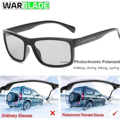 WarBLade Polarized Photochromic Sunglasses Sports Cycling Bike Goggles Outdoor Driving Fishing Sun Glasses oculos ciclismo