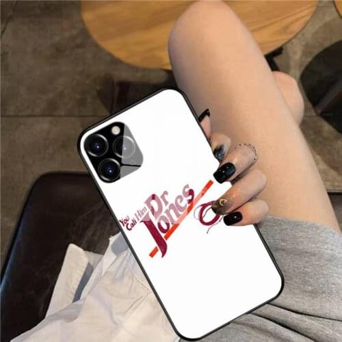 Jones Phone Case Glass Phone Case For iphone 12 11 Pro Max XS XR X 8 7 Plus SE2 Case
