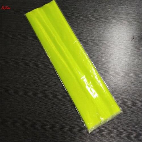 0.48 * 10m pure organza crystal transparent yarn gauze roll fabric wedding party decoration New Year decoration 5zSH015-1