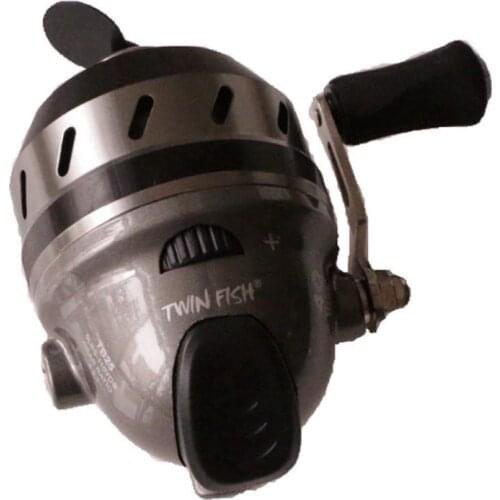 3 + 1 BB New Aluminum Spin Cast fishing Reels 4.3:1 Metal Fishing Reel with Fishing Line Pesca TB25