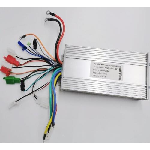 36v48v60v64v800w1000w BLDC Motor Controller 15Mosfet with 3Speed Reverse Electric Scooter Intelligent Bike Tricycle Pedicab Part