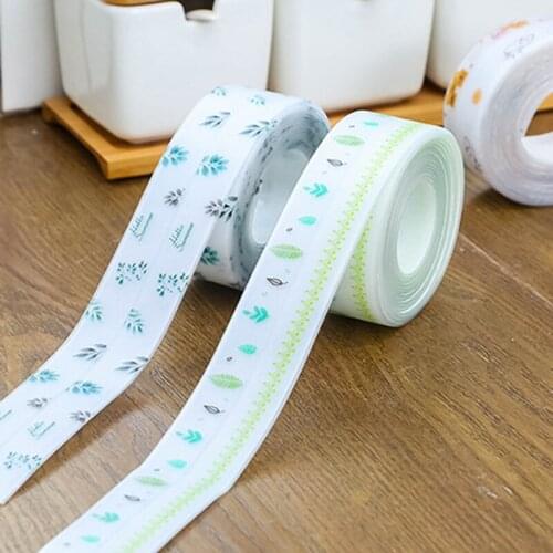 Acrylic Waterproof Tape Mildew-proof Self-adhesive Transparent Kitchen Stove Sink Corner Line Stick Strip For Toilet Corner