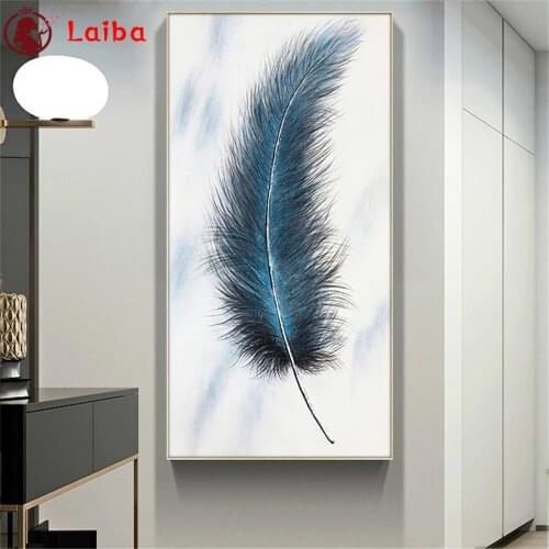 Diamond Painting Modern abstract art, feathers Rhinestone 5D DIY Diamond Embroidery,Cross Stitch,diamond Mosaic Sale