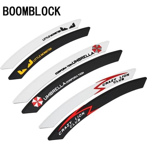 BOOMBLOCK 2pcs/set 3D Car Tire Eyebrow Stickers For Mercedes W204 W210 AMG Benz Bmw E36 E90 E60 Fiat 500 Volvo S80 Accessories