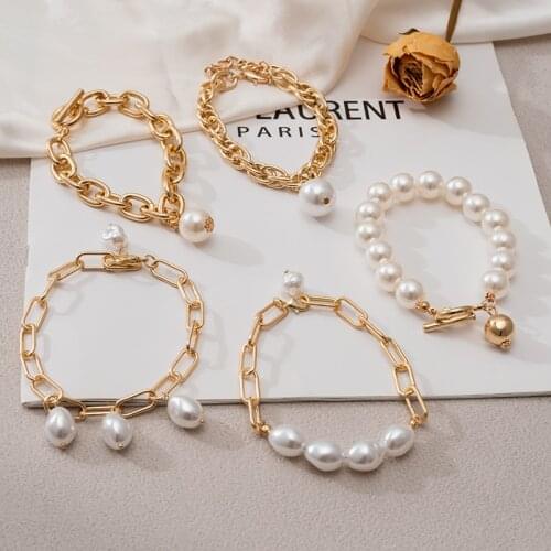 X&P Fashion Bracelets Bracelet for Women Fashion Pearl Bracelet Bohemian Bracelets 2021 New Simple Jewelry Accessories New