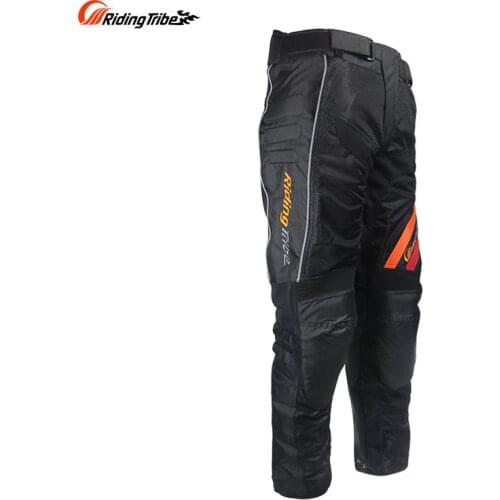 Riding Tribe Motorcycle Pants Windproof Mesh Motorbike Riding Trousers EVA Protectors Sets Motocross Racing Pants H-10