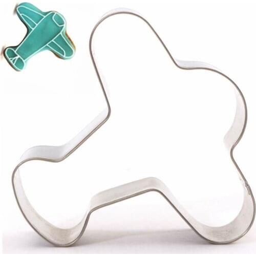 Stainless Steel Mold Cartoon Biscuits Mold Cake Mold Sushi Aircraft Cutter Oven Appliances