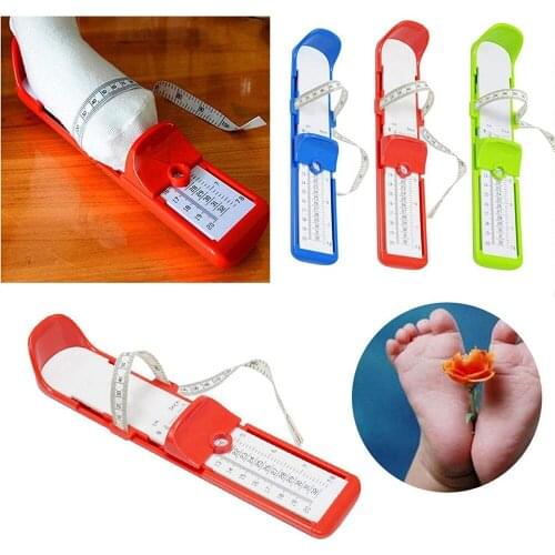 0-20cm Baby Kid Foot Ruler Feet Measure Gauge Shoes Size Measuring Ruler Growing Foot Fitting Ruler 3 Colors Measures Tool