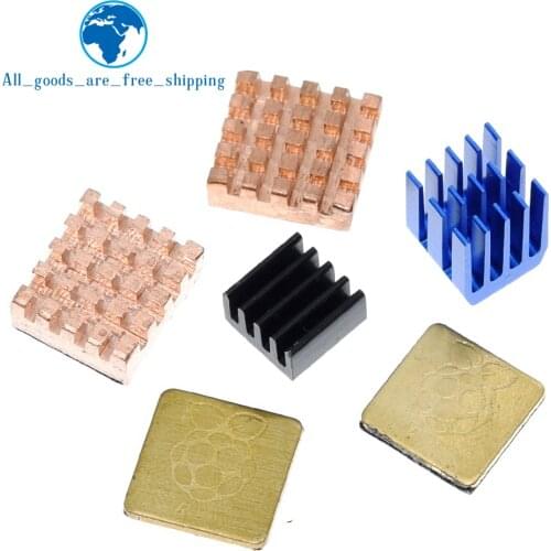 Raspberry Pi 3 4 B Heat Sink Copper Aluminum Heatsink Radiator Cooler Kit for Raspberry Pi 3B+ Plus 2 4 model b