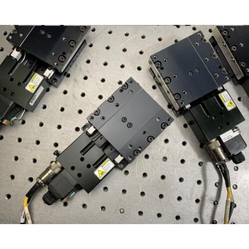 90% new Parker electric sliding table micron precision high-precision positioning 80mm table 30mm stroke