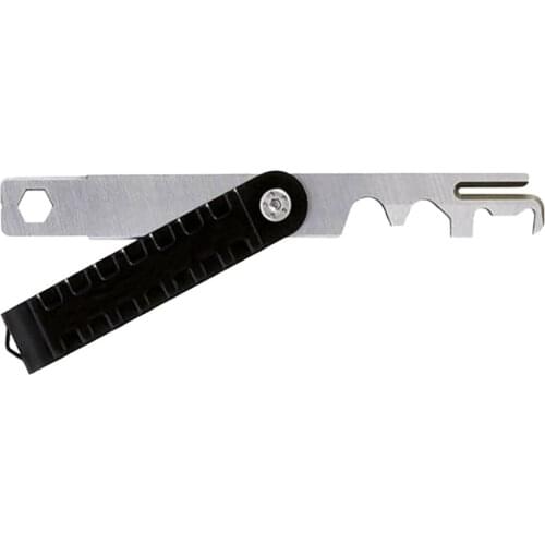 Hunting Tool Carbon Scraper Pocket Multi-Tool Portable Bottle Camping Wild Survival Stainless Steel Opener Carbon Remover Tool