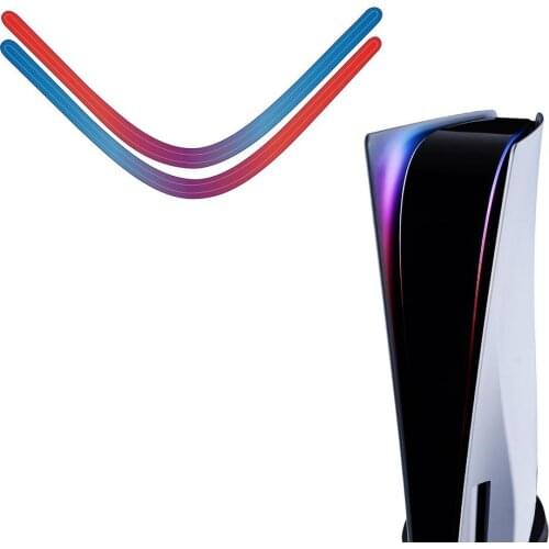 Custom Power Light Decal Skins Power LED Vinyl Sticker For PS5 Console Disk Edition & Digital Edition - Gradient Classic Retro